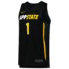 1 Appalachian State Mountaineers Nike Replica Basketball Jersey - Black, Limited Replica Fan Edition