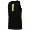 1 Appalachian State Mountaineers Nike Replica Basketball Jersey - Black, Limited Replica Fan Edition