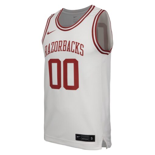 1 Arkansas Razorbacks Nike Replica Basketball Jersey – White, Limited Replica Fan Edition