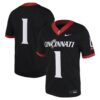 1 Cincinnati Bearcats Nike Untouchable Football Jersey – Black, Limited Replica Fan Edition