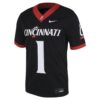 1 Cincinnati Bearcats Nike Untouchable Football Jersey – Black, Limited Replica Fan Edition