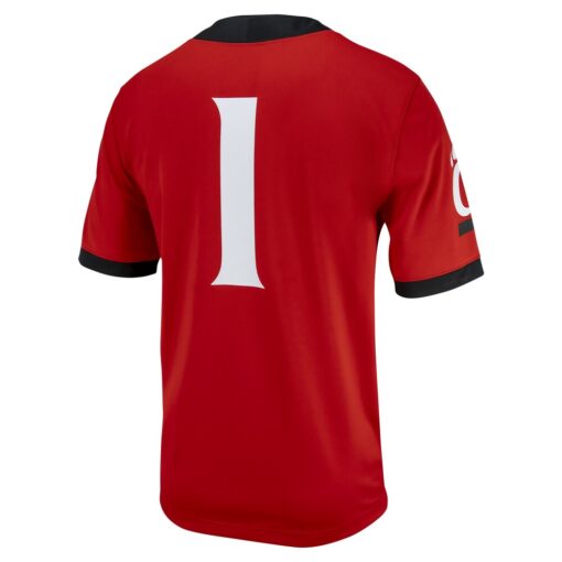 1 Cincinnati Bearcats Nike Untouchable Football Jersey – Red, Limited Replica Fan Edition