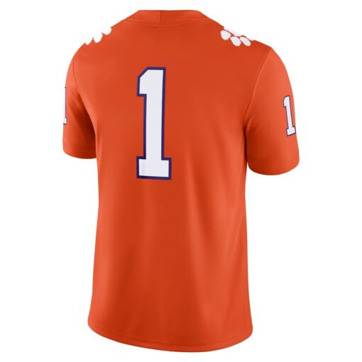 1 Clemson Tigers Nike Game Jersey – Orange, Limited Replica Fan Edition