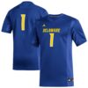 1 Delaware Fightin Blue Hens Replica Football Jersey - Royal, Limited Replica Fan Edition