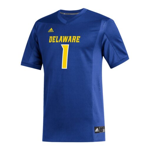 1 Delaware Fightin Blue Hens Replica Football Jersey – Royal, Limited Replica Fan Edition