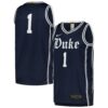 1 Duke Blue Devils Nike Limited Authentic Jersey - Navy, Limited Replica Fan Edition
