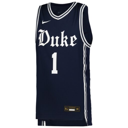 1 Duke Blue Devils Nike Youth Icon Replica Basketball Jersey – Navy, Limited Replica Fan Edition