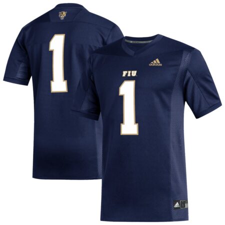 1 FIU Panthers Replica Football Jersey – Navy, Limited Replica Fan Edition