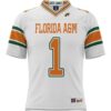 1 Florida A&M Rattlers GameDay Greats Football Jersey - White, Limited Replica Fan Edition