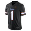 1 Florida Gators Jordan Brand Alternate Game Jersey - Black, Limited Replica Fan Edition