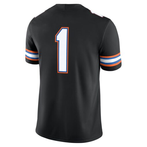 1 Florida Gators Jordan Brand Alternate Game Jersey – Black, Limited Replica Fan Edition