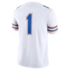1 Florida Gators Jordan Brand Game Jersey - White, Limited Replica Fan Edition
