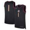 1 Florida State Seminoles Nike Alternate Replica Jersey - Black, Limited Replica Fan Edition