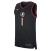 1 Florida State Seminoles Nike Alternate Replica Jersey - Black, Limited Replica Fan Edition