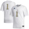 1 Georgia Tech Yellow Jackets Replica Football Jersey - White, Limited Replica Fan Edition