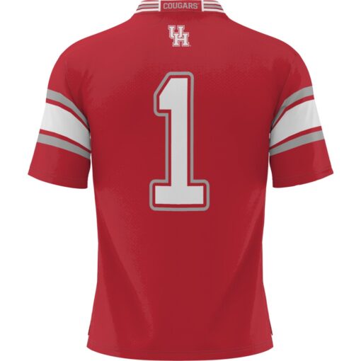 1 Houston Cougars GameDay Greats Football Jersey – Red, Limited Replica Fan Edition