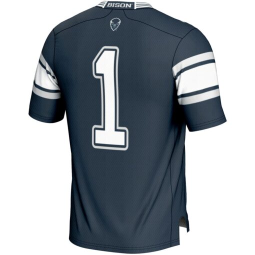 1 Howard Bison GameDay Greats Endzone Football Jersey – Navy, Limited Replica Fan Edition