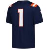 1 Illinois Fighting Illini Nike Untouchable Replica Game Jersey - Navy, Limited Replica Fan Edition