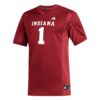 1 Indiana Hoosiers Replica Football Jersey - Crimson, Limited Replica Fan Edition