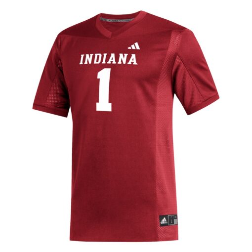 1 Indiana Hoosiers Replica Football Jersey – Crimson, Limited Replica Fan Edition
