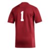 1 Indiana Hoosiers Replica Football Jersey - Crimson, Limited Replica Fan Edition