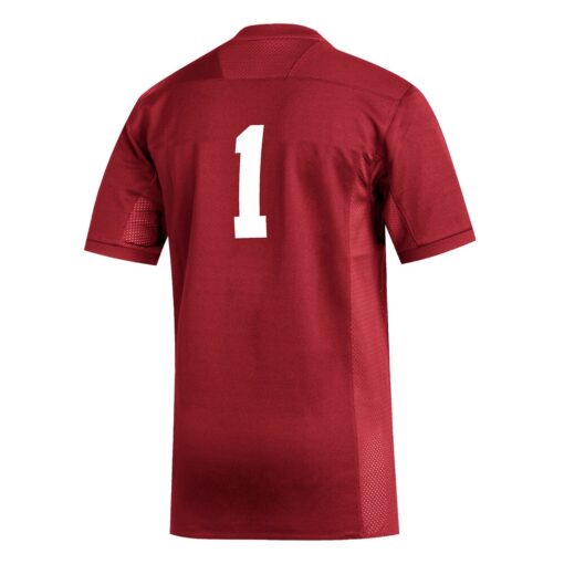 1 Indiana Hoosiers Replica Football Jersey – Crimson, Limited Replica Fan Edition