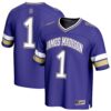 1 James Madison Dukes GameDay Greats Lightweight Collegiate Football Fashion Jersey - Purple, Limited Replica Fan Edition