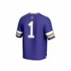 1 James Madison Dukes GameDay Greats Lightweight Collegiate Football Fashion Jersey - Purple, Limited Replica Fan Edition