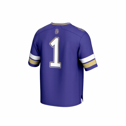 1 James Madison Dukes GameDay Greats Lightweight Collegiate Football Fashion Jersey – Purple, Limited Replica Fan Edition