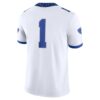 1 Kentucky Wildcats Nike Game Jersey - White, Limited Replica Fan Edition