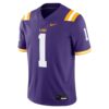 1 LSU Tigers Nike Game Jersey - Purple, Limited Replica Fan Edition