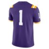 1 LSU Tigers Nike Game Jersey - Purple, Limited Replica Fan Edition