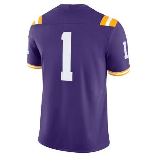 1 LSU Tigers Nike Game Jersey – Purple, Limited Replica Fan Edition