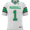1 Marshall Thundering Herd GameDay Greats Football Jersey - White, Limited Replica Fan Edition