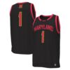 1 Maryland Terrapins Under Armour Replica Basketball Jersey - Black, Limited Replica Fan Edition
