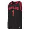 1 Maryland Terrapins Under Armour Replica Basketball Jersey - Black, Limited Replica Fan Edition