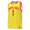 1 Maryland Terrapins Under Armour Replica Basketball Jersey - Gold, Limited Replica Fan Edition
