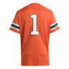 1 Miami Hurricanes Premier Jersey - Orange, Limited Replica Fan Edition