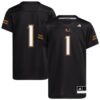 1 Miami Hurricanes Youth Replica Jersey - Black, Limited Replica Fan Edition