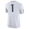 1 Michigan State Spartans Nike Football Game Jersey - White, Limited Replica Fan Edition