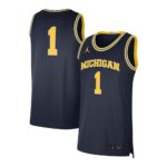 1 Michigan Wolverines Jordan Brand Limited Authentic Jersey - Navy, Limited Replica Fan Edition