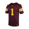 1 Minnesota Golden Gophers Nike Untouchable Football Jersey – Maroon, Limited Replica Fan Edition