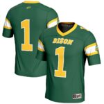 1 NDSU Bison GameDay Greats Unisex 2024 NCAA FCS Football National Champions Lightweight Fashion Jersey - Gree, Limited Replica Fan Edition