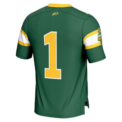 1 NDSU Bison GameDay Greats Unisex 2024 NCAA FCS Football National Champions Lightweight Fashion Jersey – Gree, Limited Replica Fan Edition