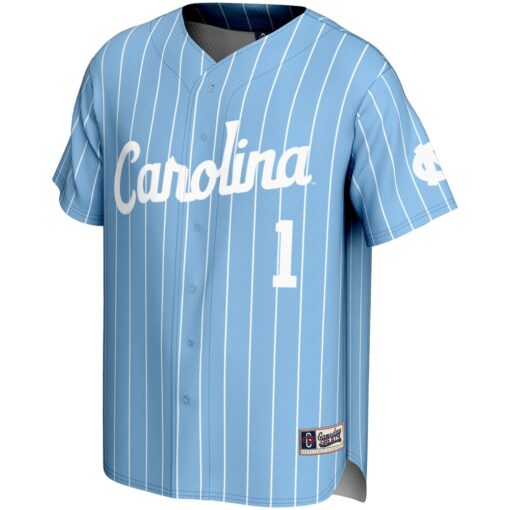 1 North Carolina Tar Heels GameDay Greats Lightweight Baseball Jersey – Carolina Blue, Limited Replica Fan Edition