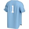 1 North Carolina Tar Heels GameDay Greats Lightweight Baseball Jersey - Carolina Blue, Limited Replica Fan Edition
