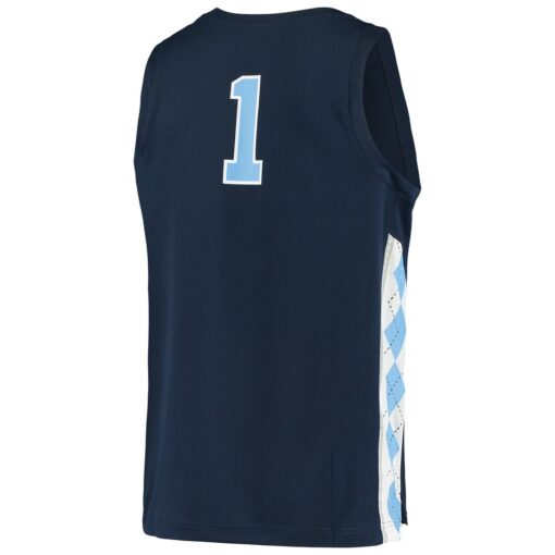 1 North Carolina Tar Heels Jordan Brand Unisex Replica Basketball Jersey – Navy, Limited Replica Fan Edition