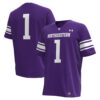 1 Northwestern Wildcats Under Armour Replica Football Jersey - Purple, Limited Replica Fan Edition