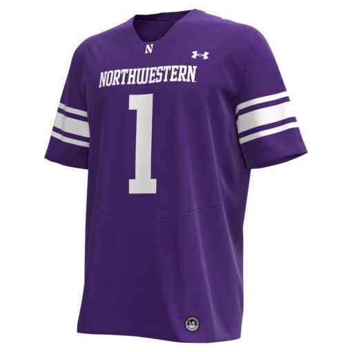 1 Northwestern Wildcats Under Armour Replica Football Jersey – Purple, Limited Replica Fan Edition