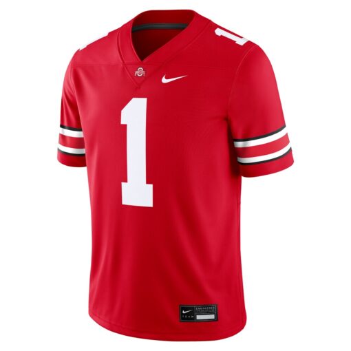 1 Ohio State Buckeyes Game Jersey – Scarlet, Limited Replica Fan Edition